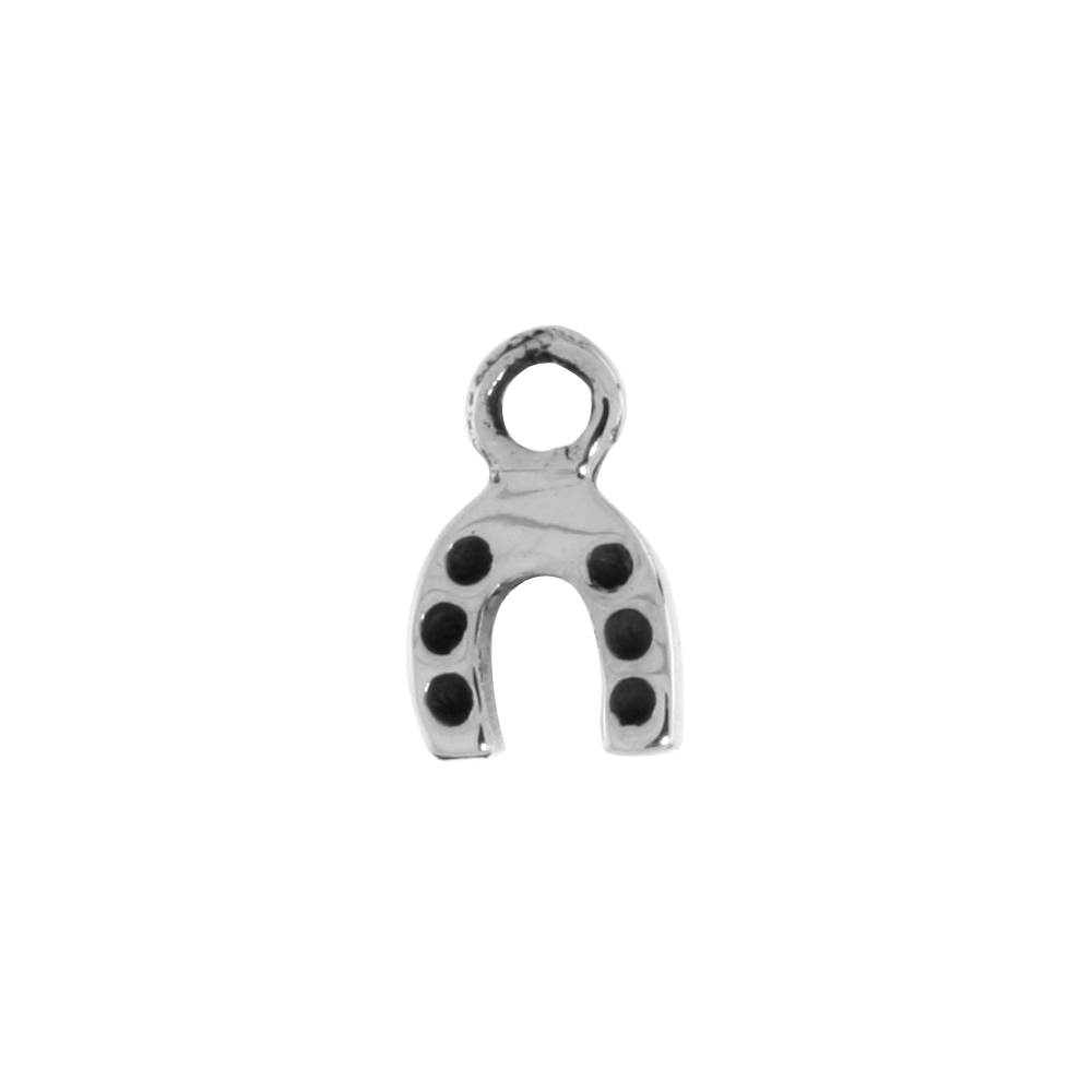 Sterling Silver Tiny Horseshoe Pendant