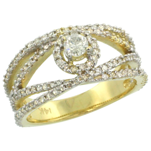 Rings for Women$$$14k Yellow Gold Diamond Jewelry