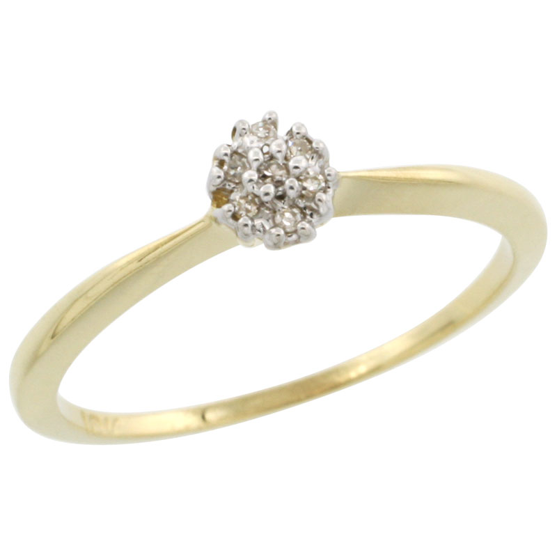 Rings for Women$$$10k Yellow Gold Diamond Jewelry