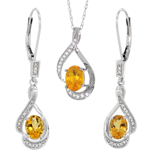 Jewelry Sets$$$14k White Gold Diamond Jewelry