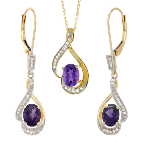 Jewelry Sets$$$14k Yellow Gold Diamond Jewelry
