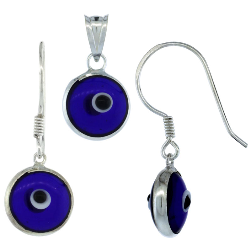 Evil Eye Earrings & Pendant