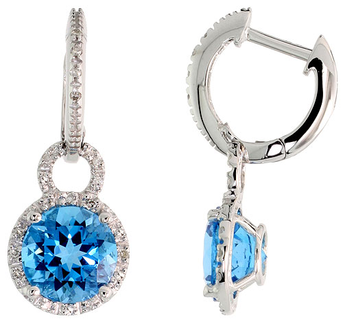 Earrings$$$14k White Gold Diamond Jewelry