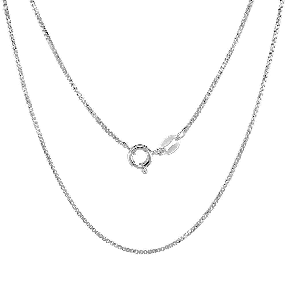 25MM STERLING SILVER ST PATRICK MEDAL NECKLACE 7/8 INCH OVAL NICKEL FREE ITALY 1MM BOX CHAIN