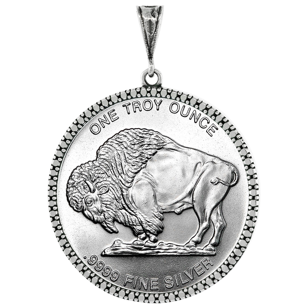 STERLING SILVER MEXICAN CIEN PESOS BEZEL 39 MM COINS PRONG BACK ILLUSION EDGE COIN NOT INCLUDED