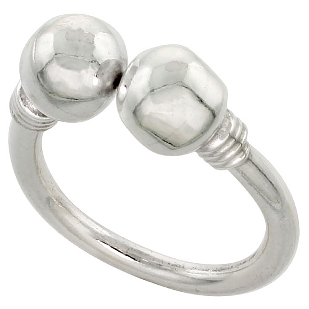 Sterling Silver Horseshoe Ring Handmade 1/4 inch wide